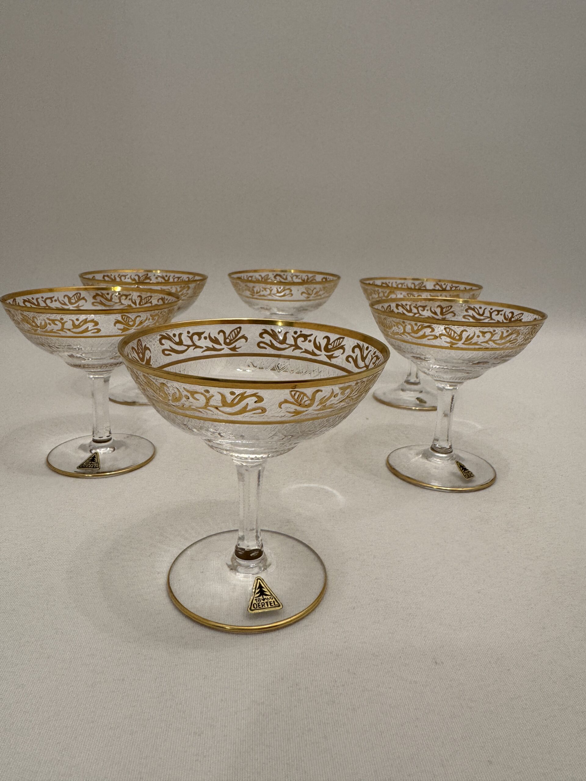 Joh. Oertel Haida Venezia Eierlikör Schalen